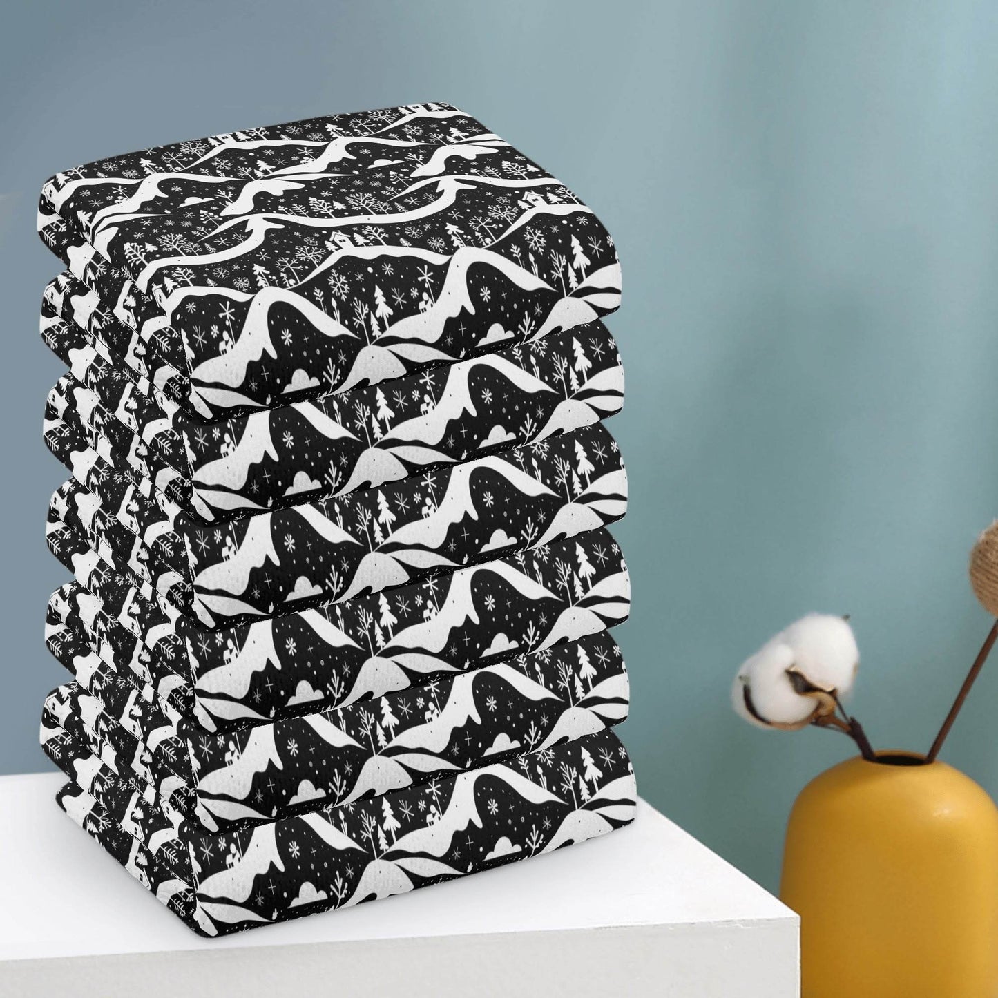 Winter Town Hand Towels (6 Pcs) - DeRose Seasonal