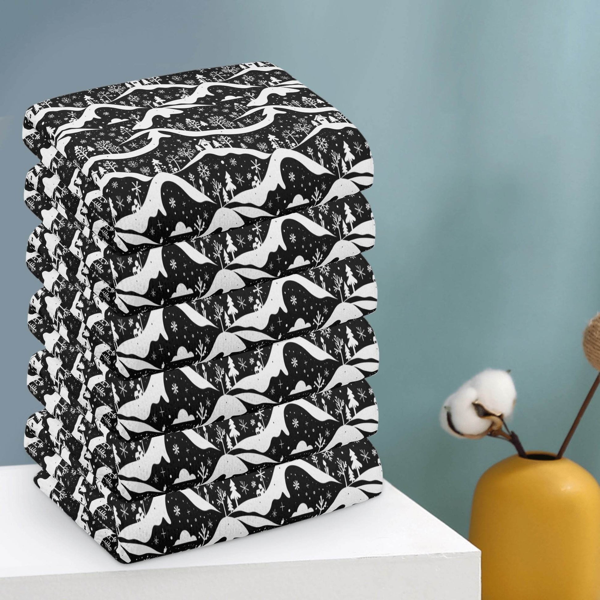 Winter Town Hand Towels (6 Pcs) - DeRose Seasonal