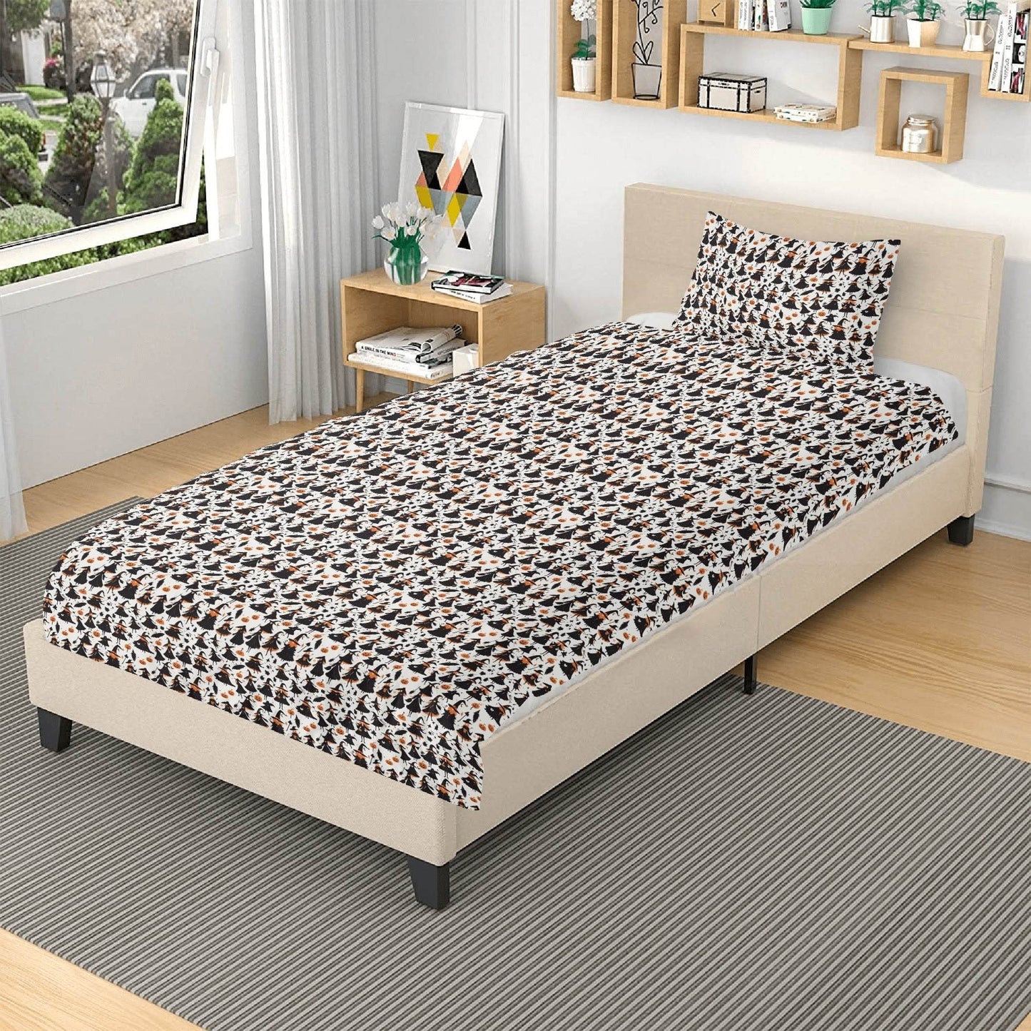 Witches 3 Pcs Beddings - DeRose Seasonal