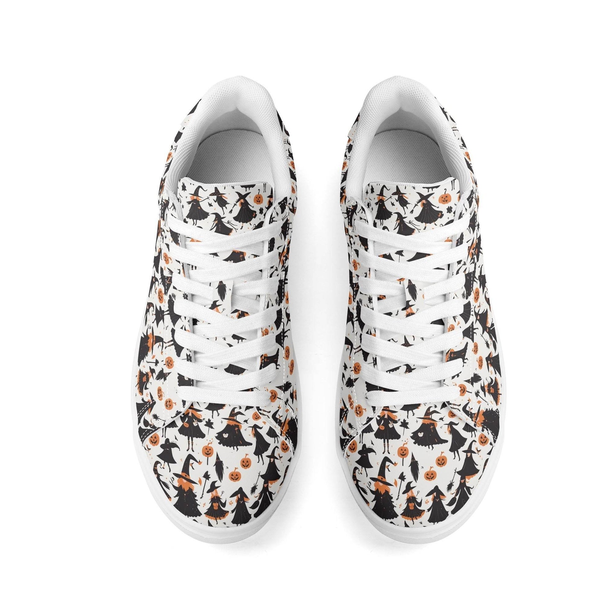 Witches Adult Lightweight Brand Low Top Leather Shoes - DeRose Seasonal