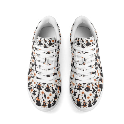 Witches Adult Lightweight Brand Low Top Leather Shoes - DeRose Seasonal
