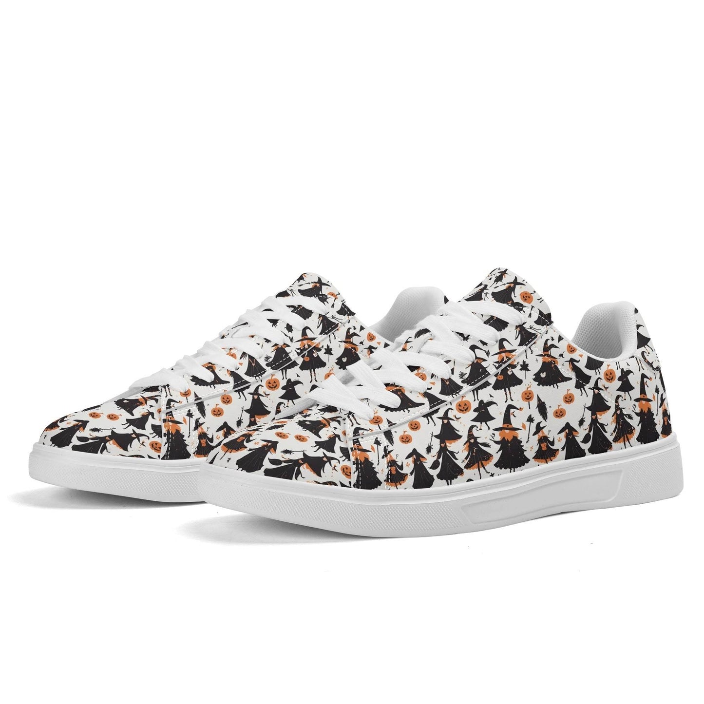 Witches Adult Lightweight Brand Low Top Leather Shoes - DeRose Seasonal