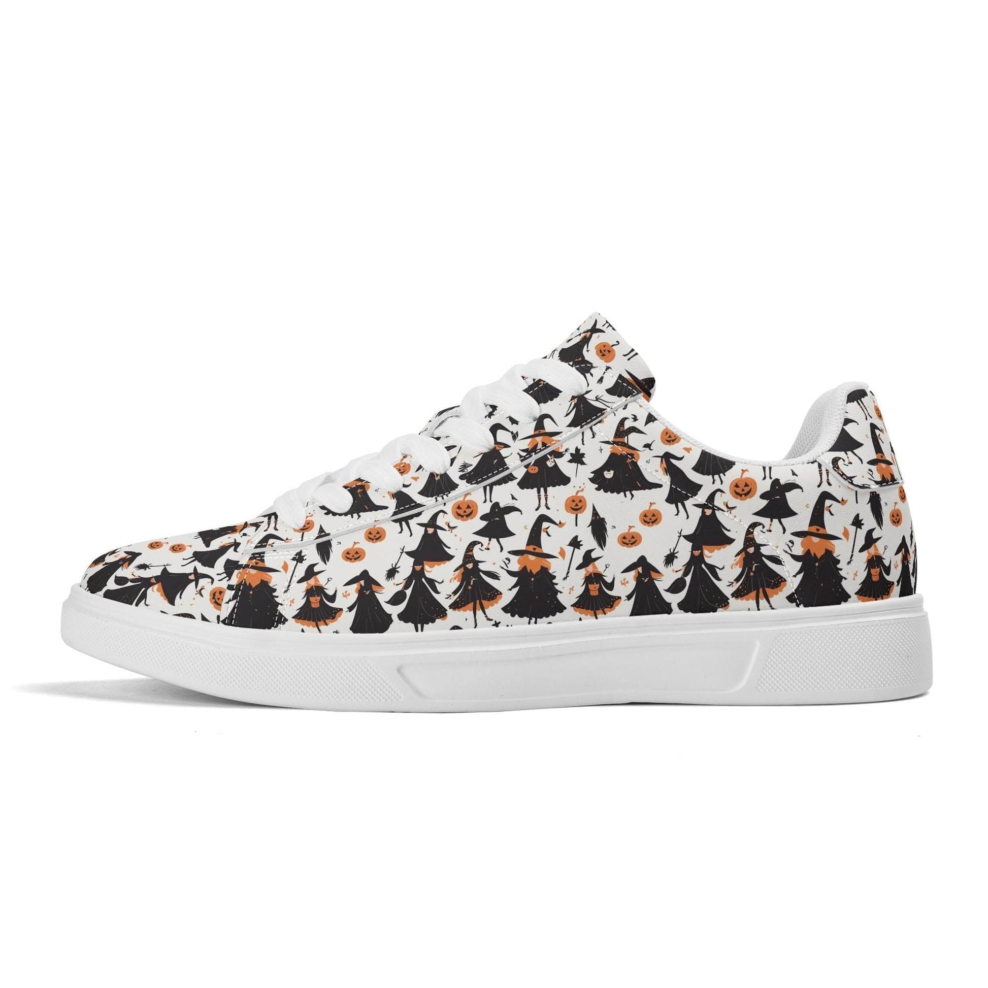 Witches Adult Lightweight Brand Low Top Leather Shoes - DeRose Seasonal