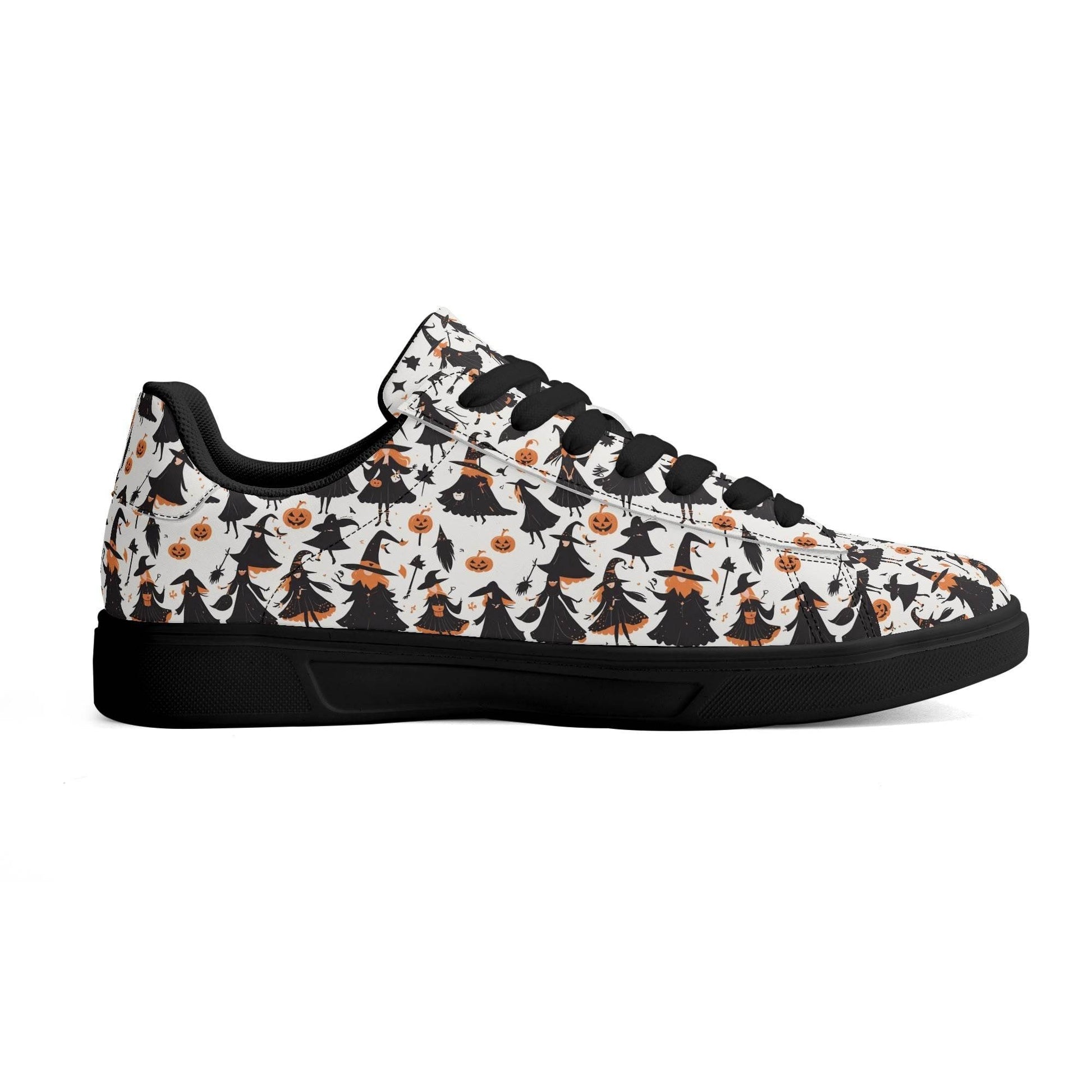Witches Adult Lightweight Brand Low Top Leather Shoes - DeRose Seasonal