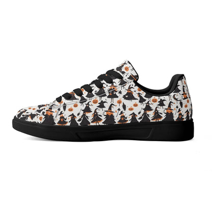 Witches Adult Lightweight Brand Low Top Leather Shoes - DeRose Seasonal