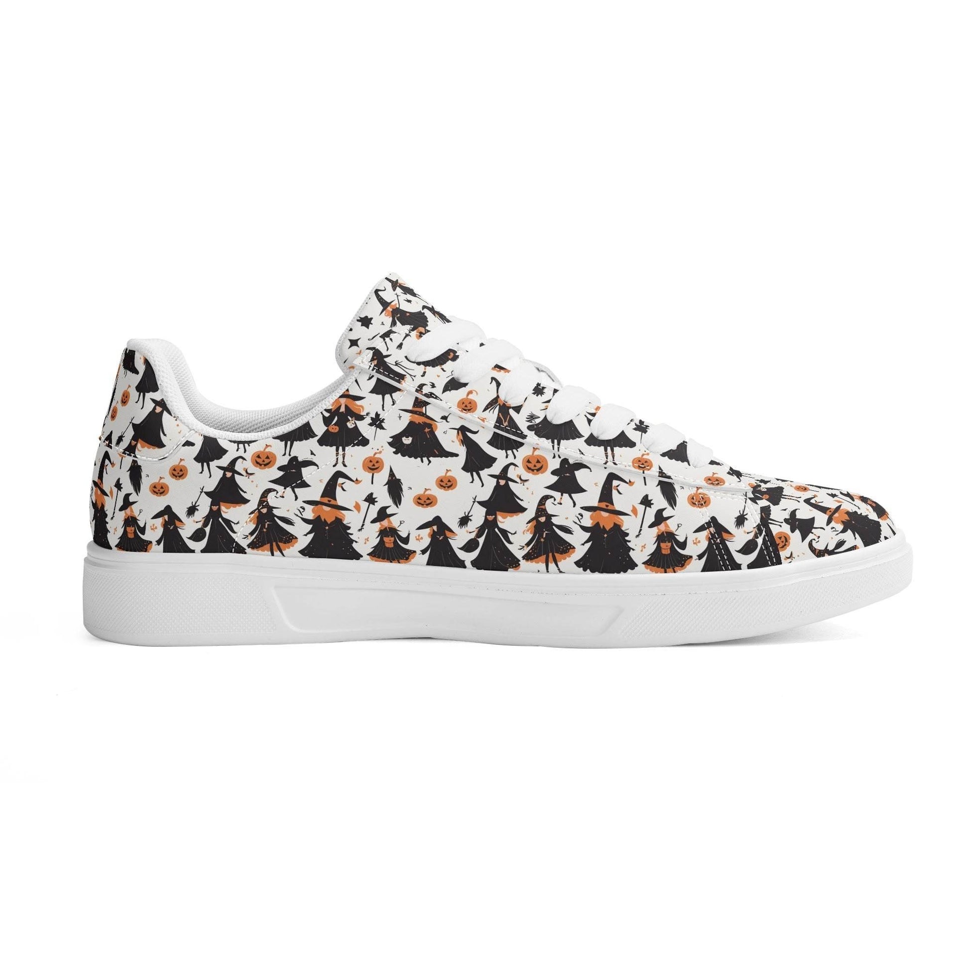 Witches Adult Lightweight Brand Low Top Leather Shoes - DeRose Seasonal