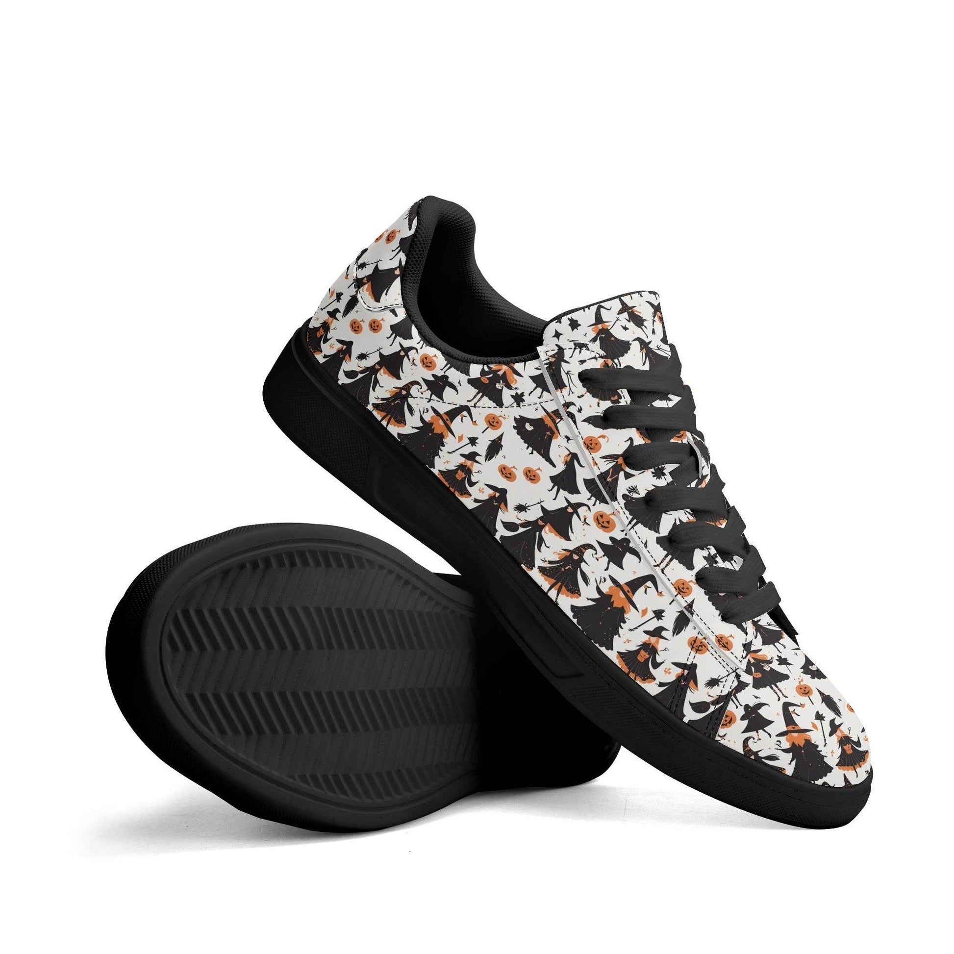 Witches Adult Lightweight Brand Low Top Leather Shoes - DeRose Seasonal