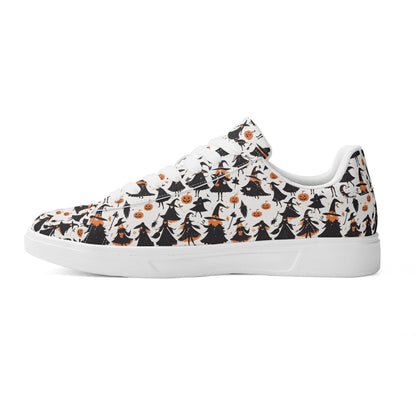Witches Adult Lightweight Brand Low Top Leather Shoes - DeRose Seasonal