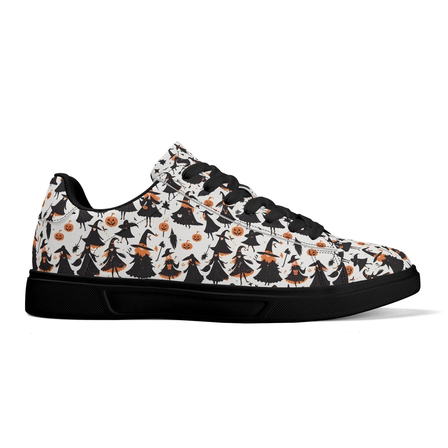 Witches Adult Lightweight Brand Low Top Leather Shoes - DeRose Seasonal