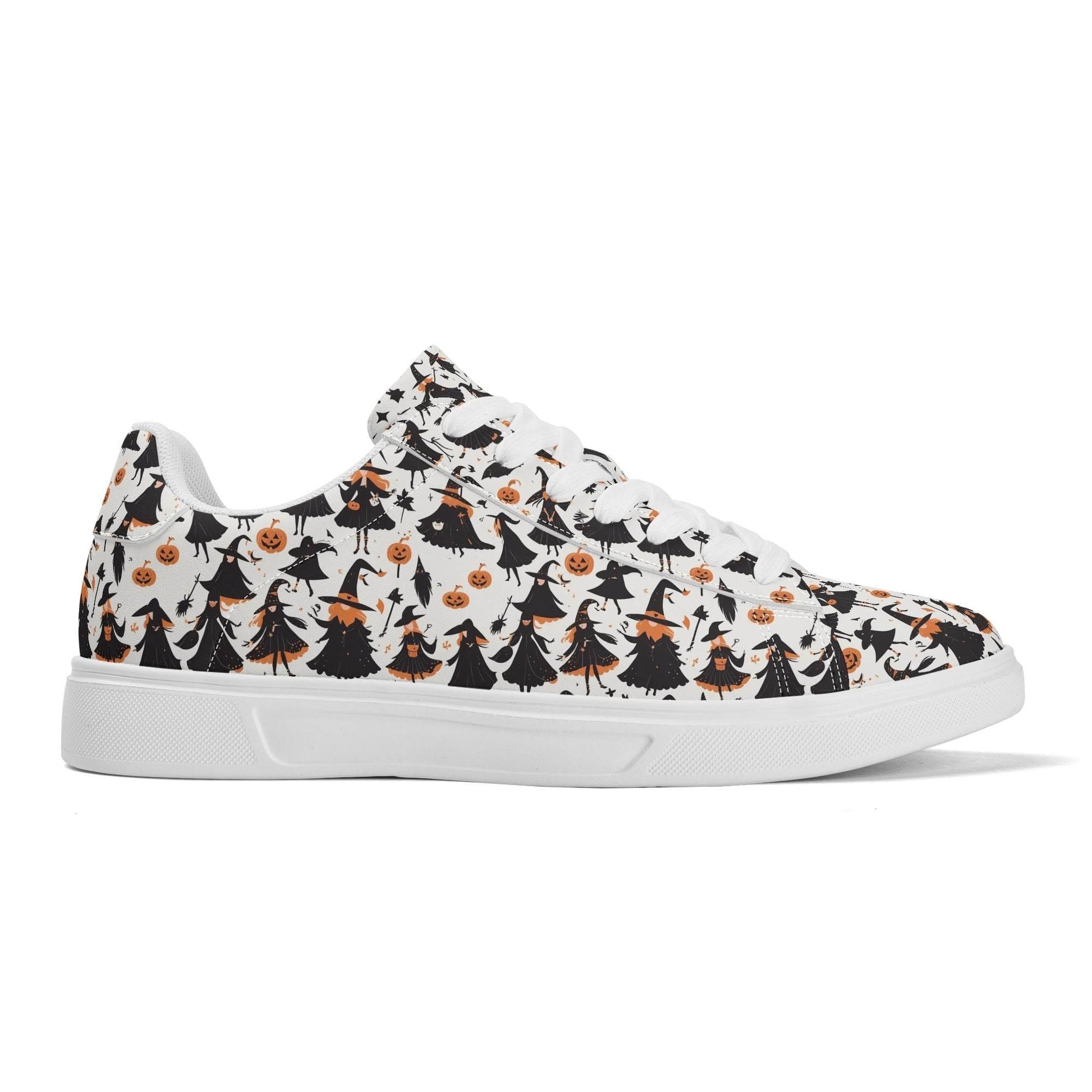 Witches Adult Lightweight Brand Low Top Leather Shoes - DeRose Seasonal