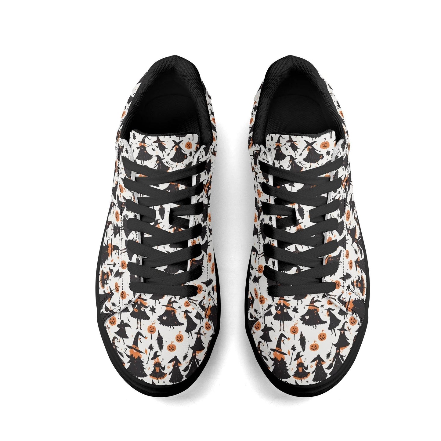 Witches Adult Lightweight Brand Low Top Leather Shoes - DeRose Seasonal