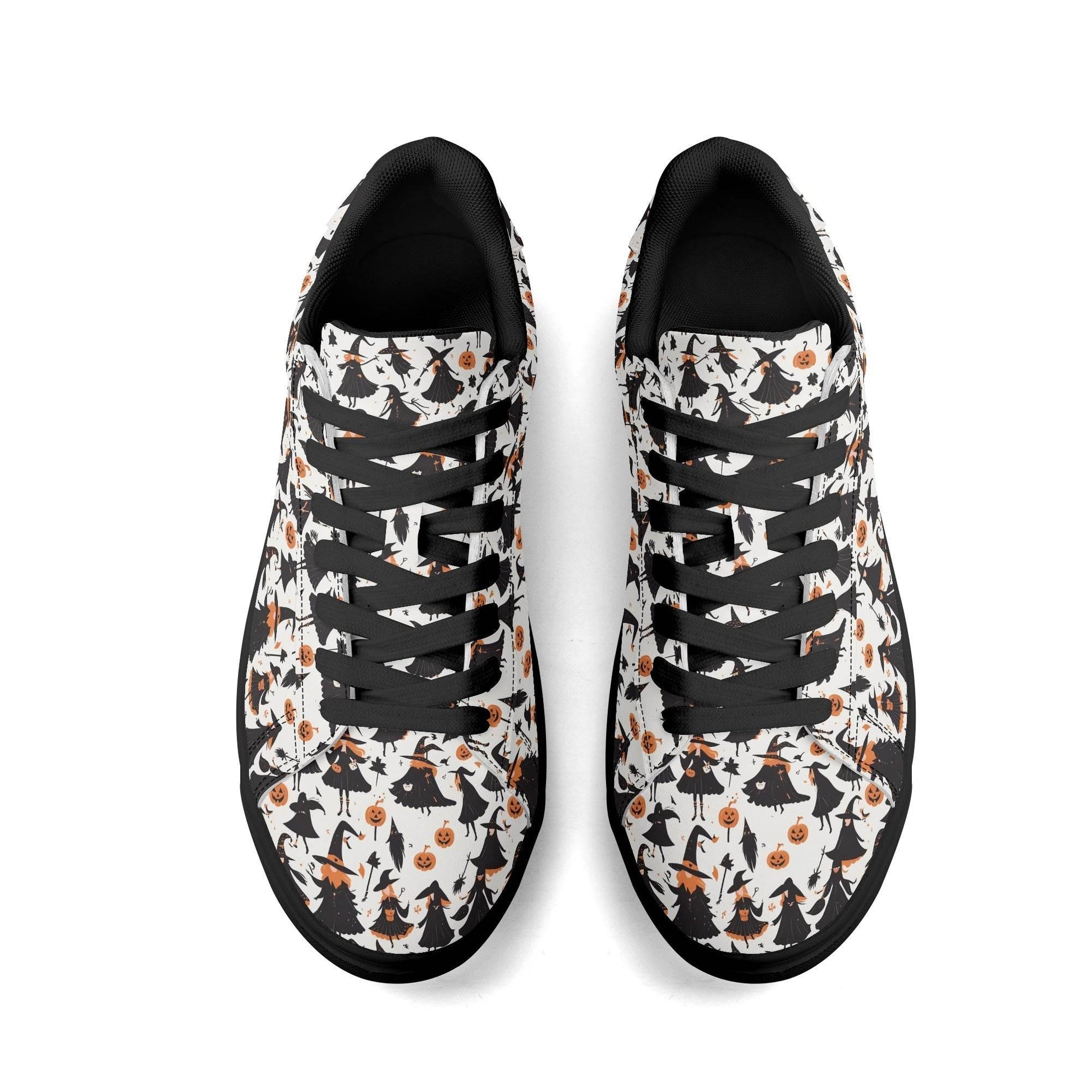 Witches Adult Lightweight Brand Low Top Leather Shoes - DeRose Seasonal