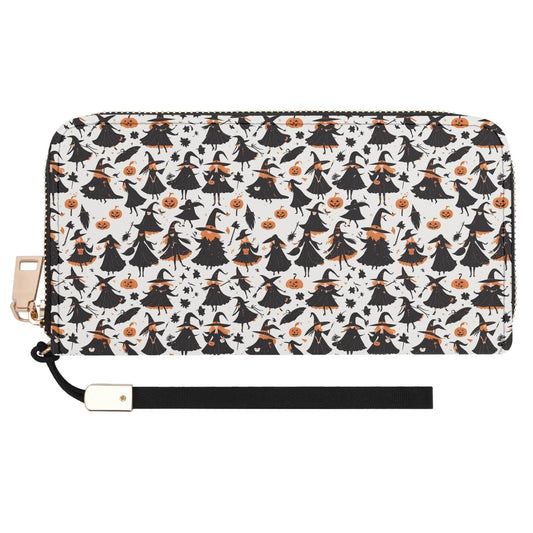 Witches Leather Zipper Wristlet Wallet - DeRose Seasonal