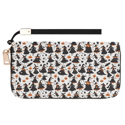 Witches Leather Zipper Wristlet Wallet - DeRose Seasonal