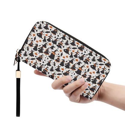 Witches Leather Zipper Wristlet Wallet - DeRose Seasonal