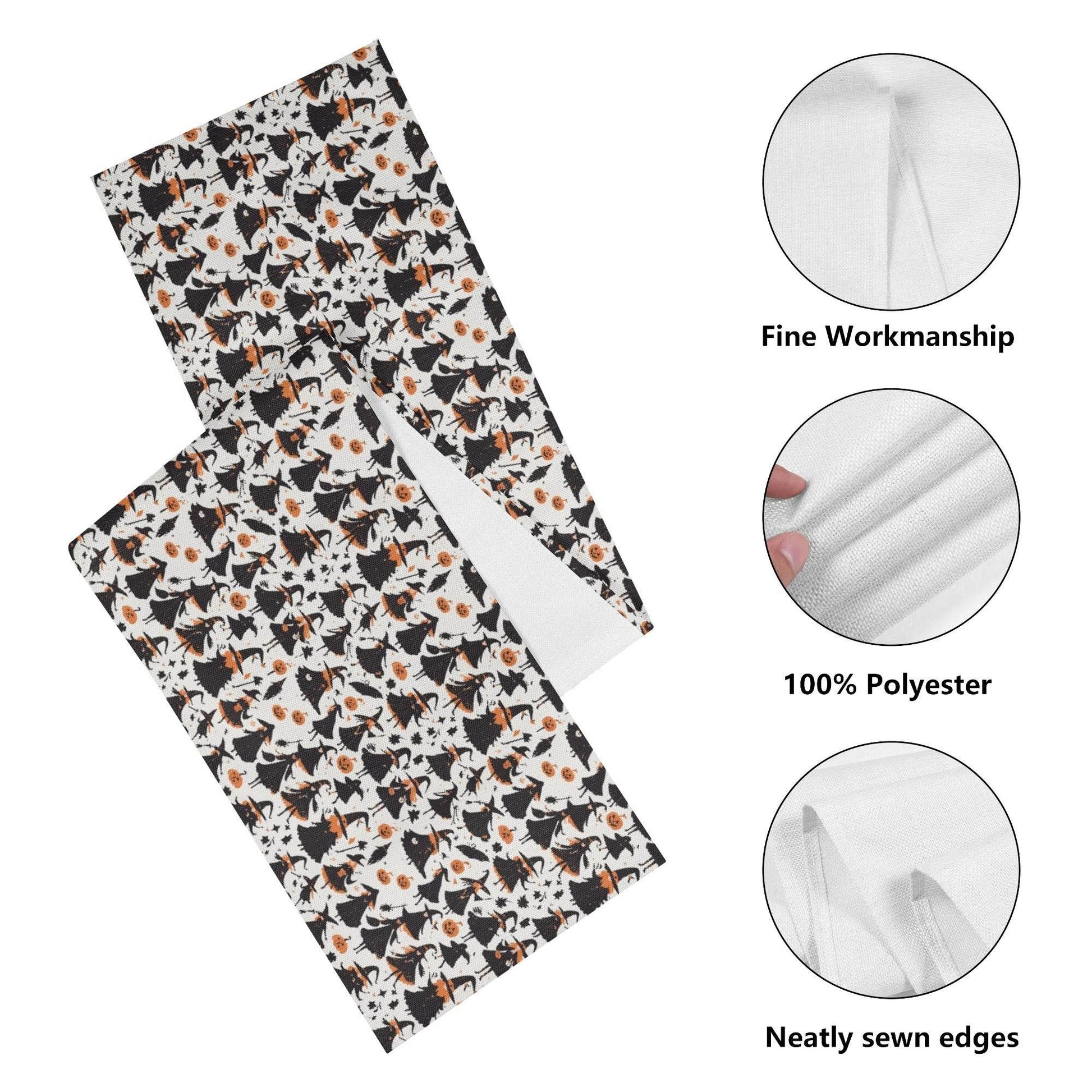 Witches Polyester Table Runner - DeRose Seasonal