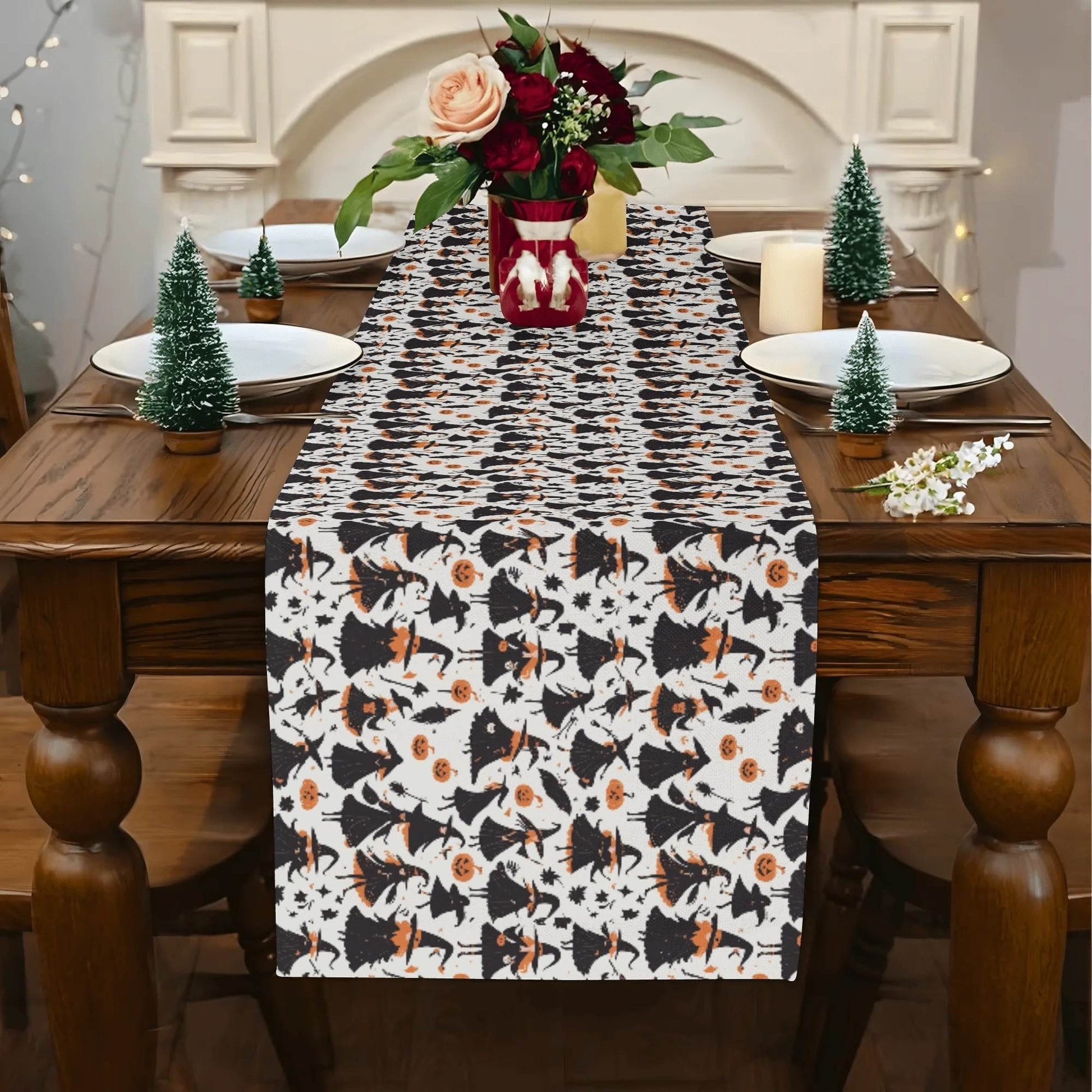 Witches Polyester Table Runner - DeRose Seasonal