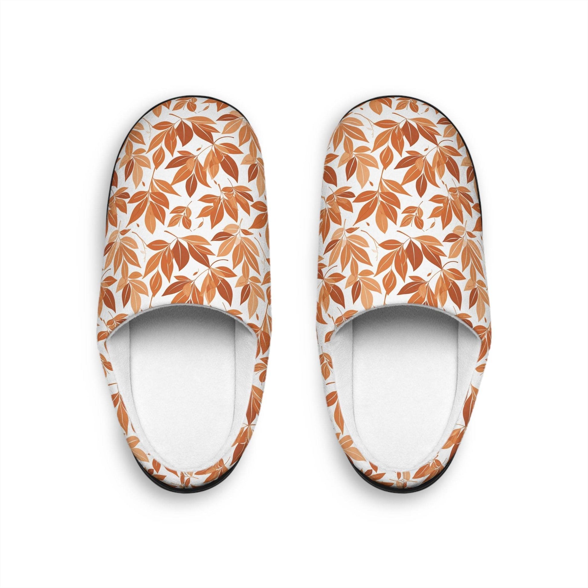 Women's Autumn Leaves Indoor Slippers - DeRose Seasonal