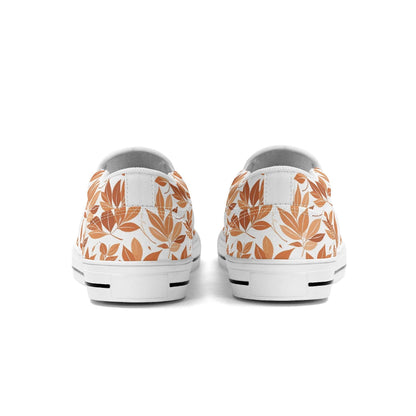 Women's Autumn Leaves Rubber Slip On Shoes - DeRose Seasonal