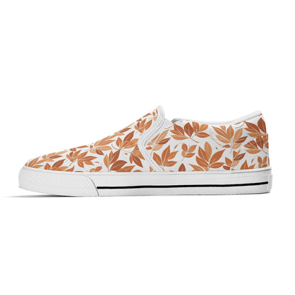 Women's Autumn Leaves Rubber Slip On Shoes - DeRose Seasonal