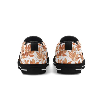 Women's Autumn Leaves Rubber Slip On Shoes - DeRose Seasonal