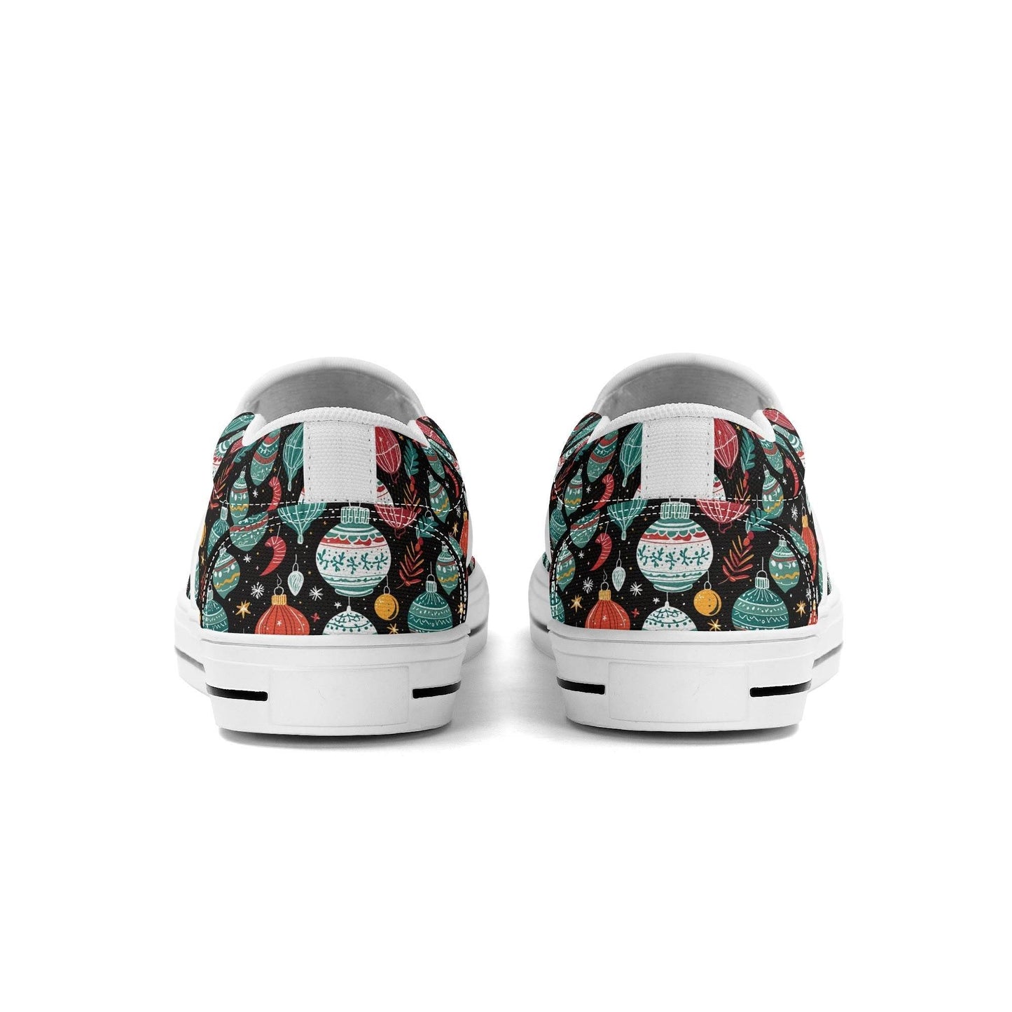 Women's Big Ornament Rubber Slip On Shoes - DeRose Seasonal