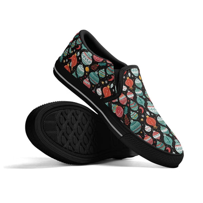Women's Big Ornament Rubber Slip On Shoes - DeRose Seasonal