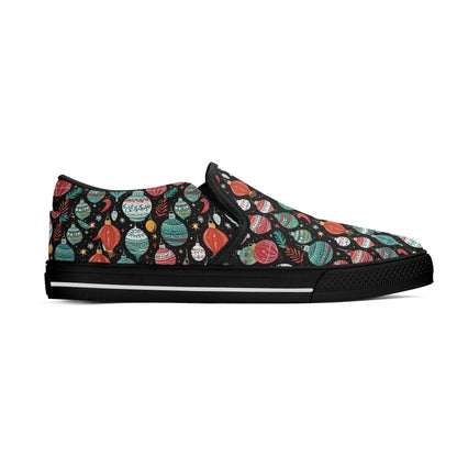 Women's Big Ornament Rubber Slip On Shoes - DeRose Seasonal