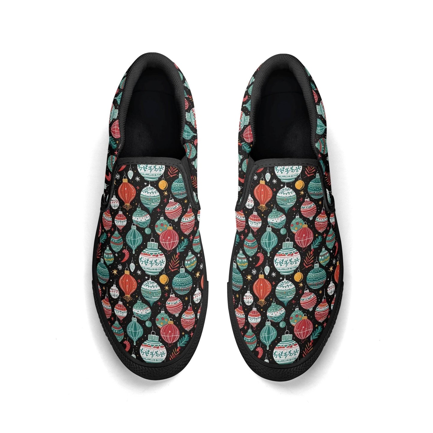 Women's Big Ornament Rubber Slip On Shoes - DeRose Seasonal