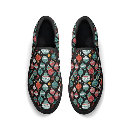 Women's Big Ornament Rubber Slip On Shoes - DeRose Seasonal