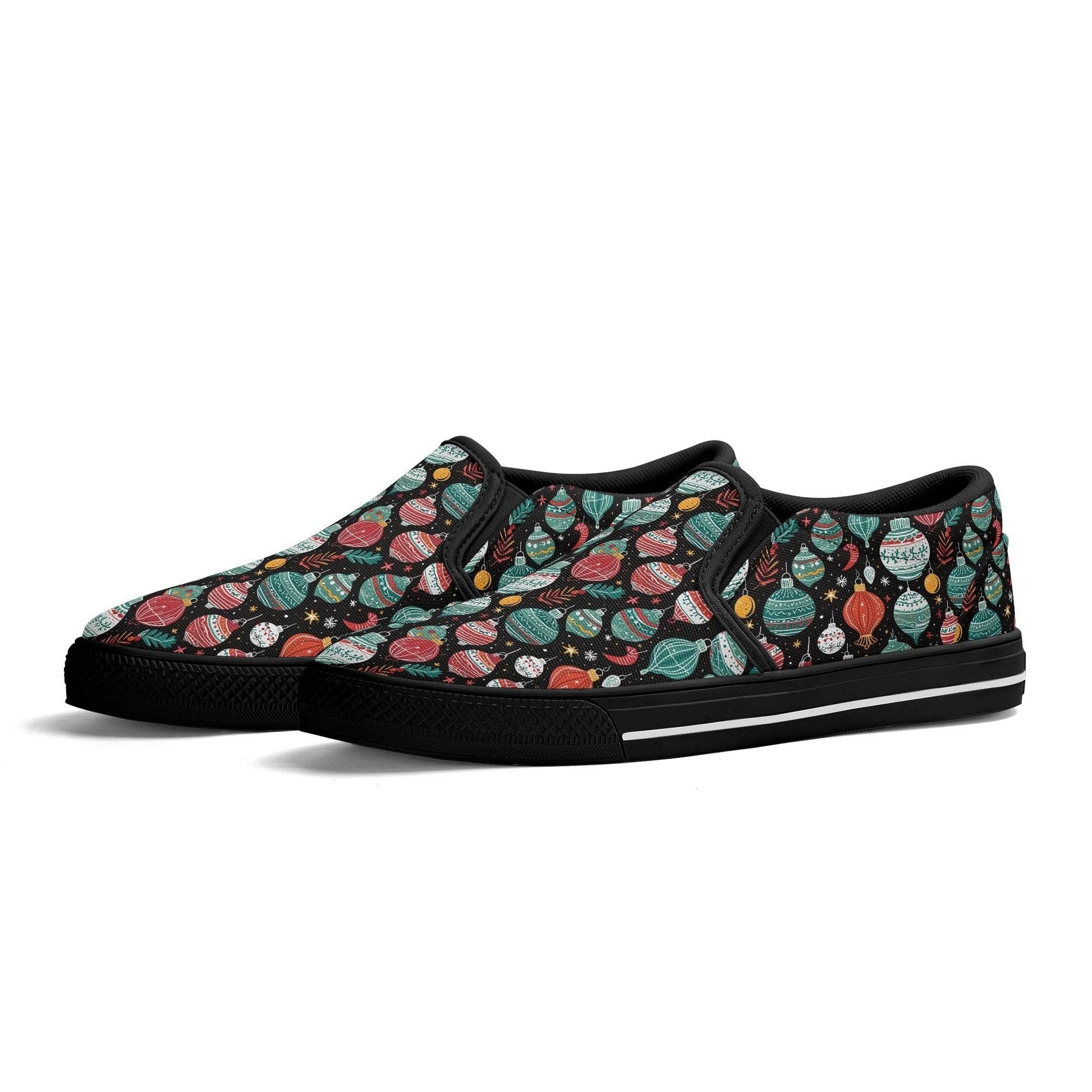 Women's Big Ornament Rubber Slip On Shoes - DeRose Seasonal