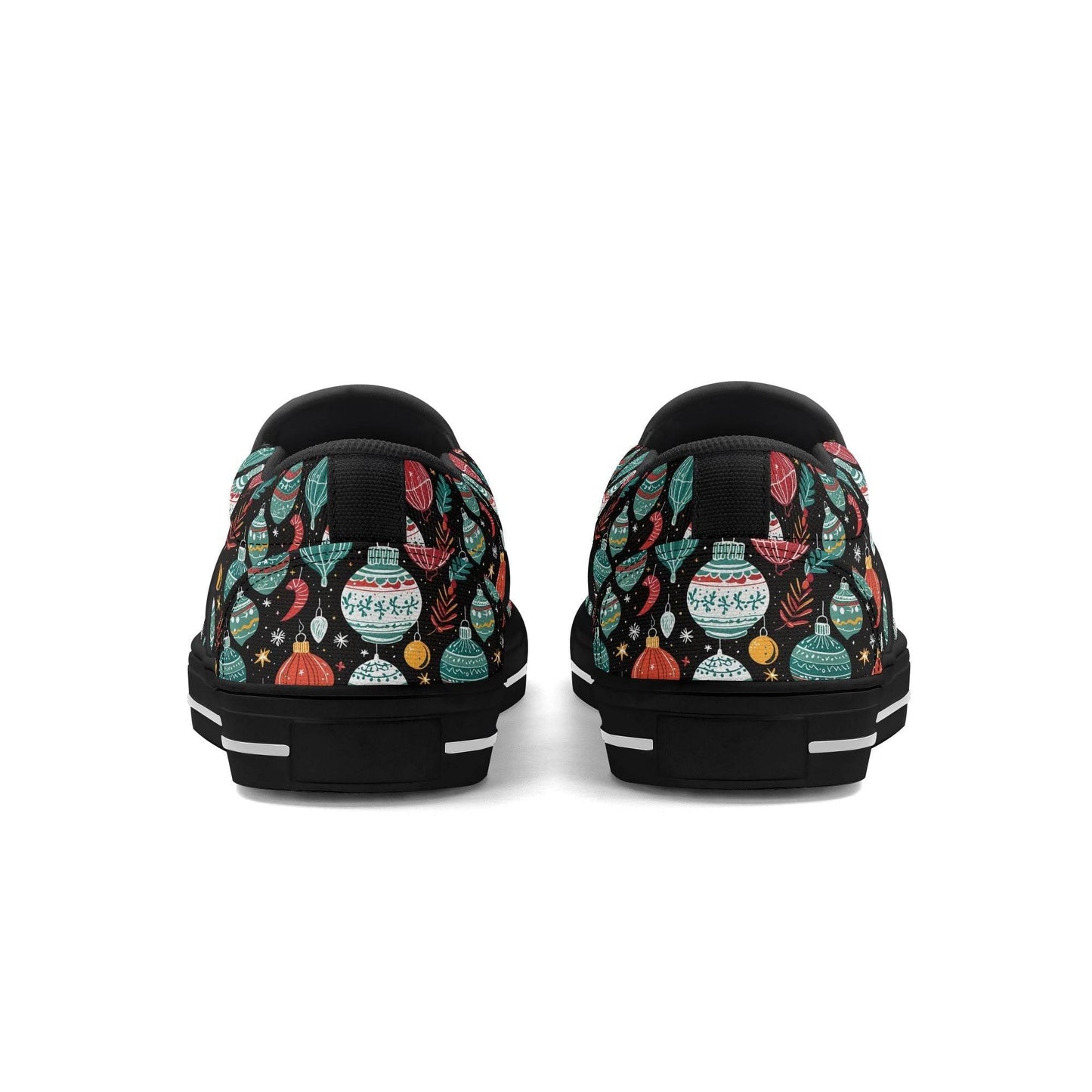 Women's Big Ornament Rubber Slip On Shoes - DeRose Seasonal