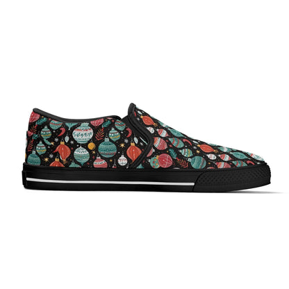 Women's Big Ornament Rubber Slip On Shoes - DeRose Seasonal