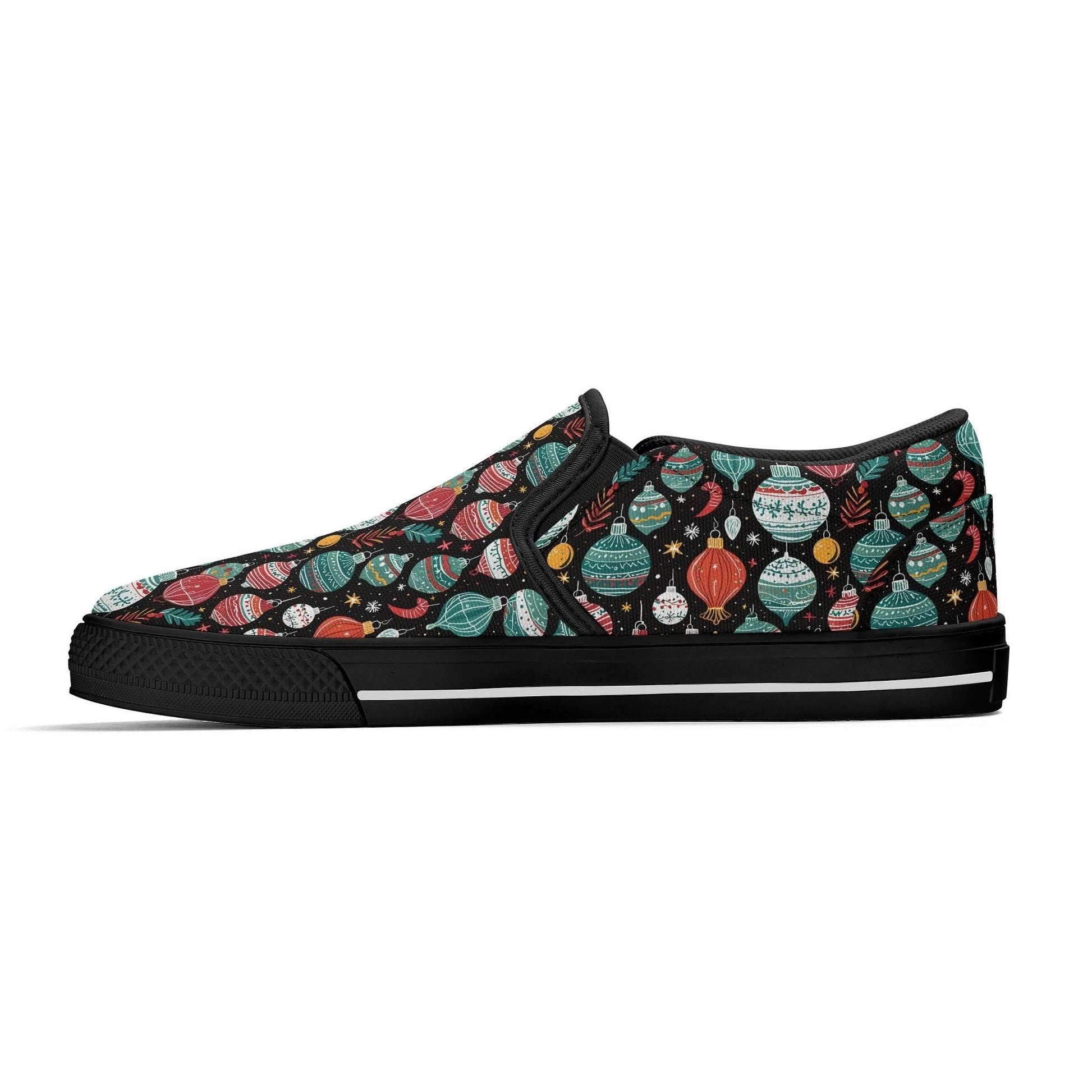 Women's Big Ornament Rubber Slip On Shoes - DeRose Seasonal