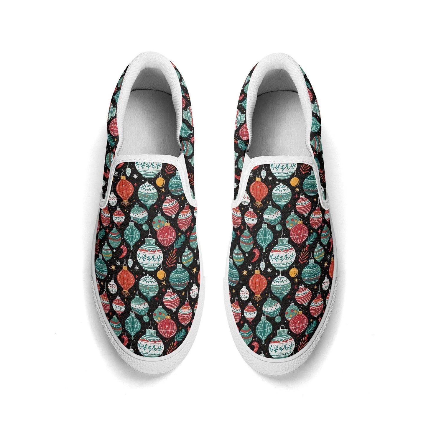 Women's Big Ornament Rubber Slip On Shoes - DeRose Seasonal