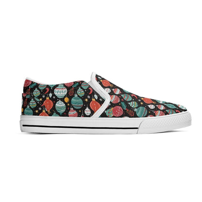 Women's Big Ornament Rubber Slip On Shoes - DeRose Seasonal