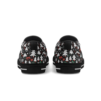 Women's Christmas Tree Rubber Slip On Shoes - DeRose Seasonal