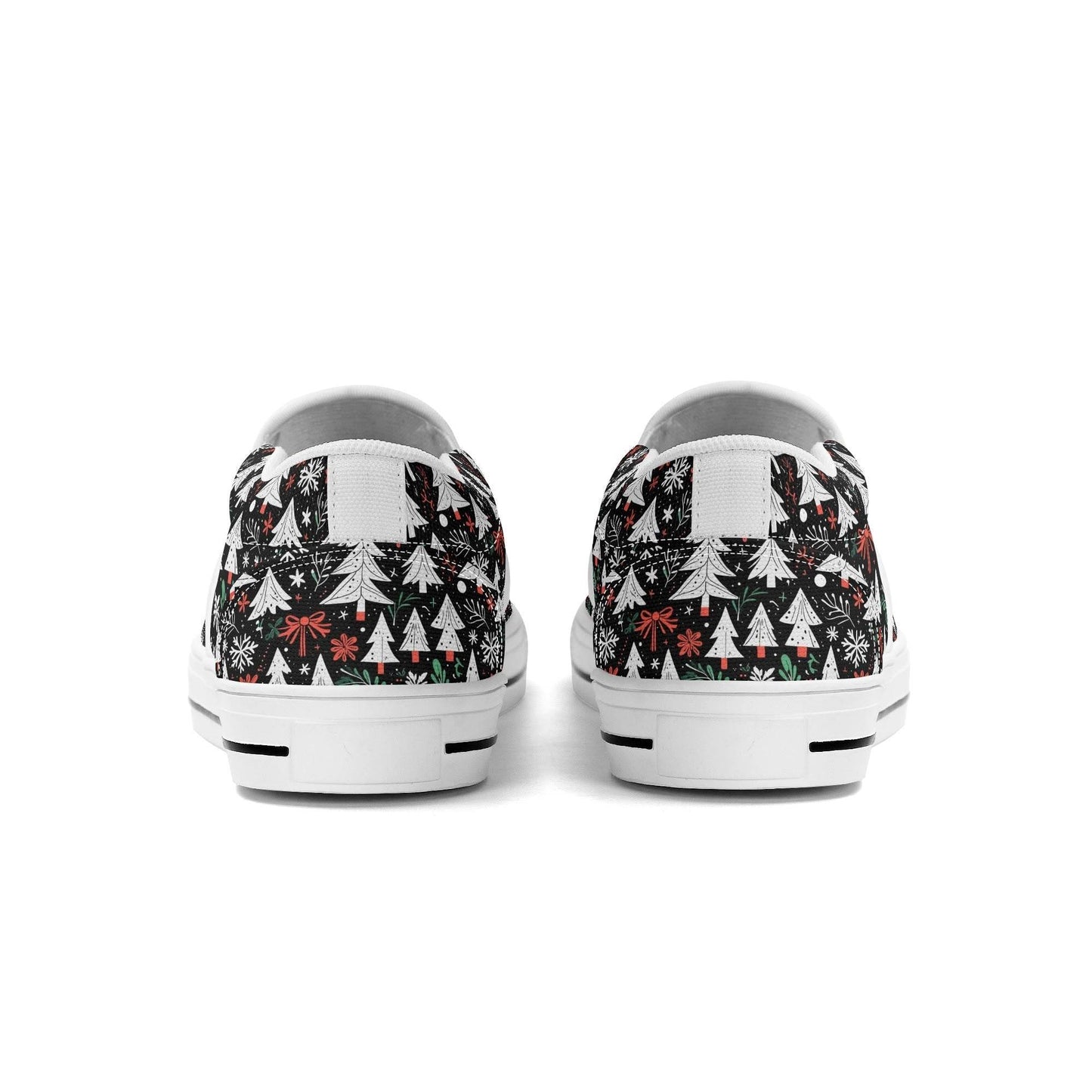 Women's Christmas Tree Rubber Slip On Shoes - DeRose Seasonal