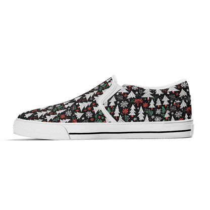 Women's Christmas Tree Rubber Slip On Shoes - DeRose Seasonal