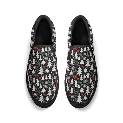 Women's Christmas Tree Rubber Slip On Shoes - DeRose Seasonal
