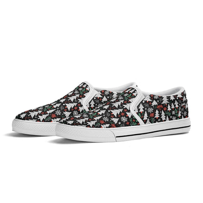 Women's Christmas Tree Rubber Slip On Shoes - DeRose Seasonal