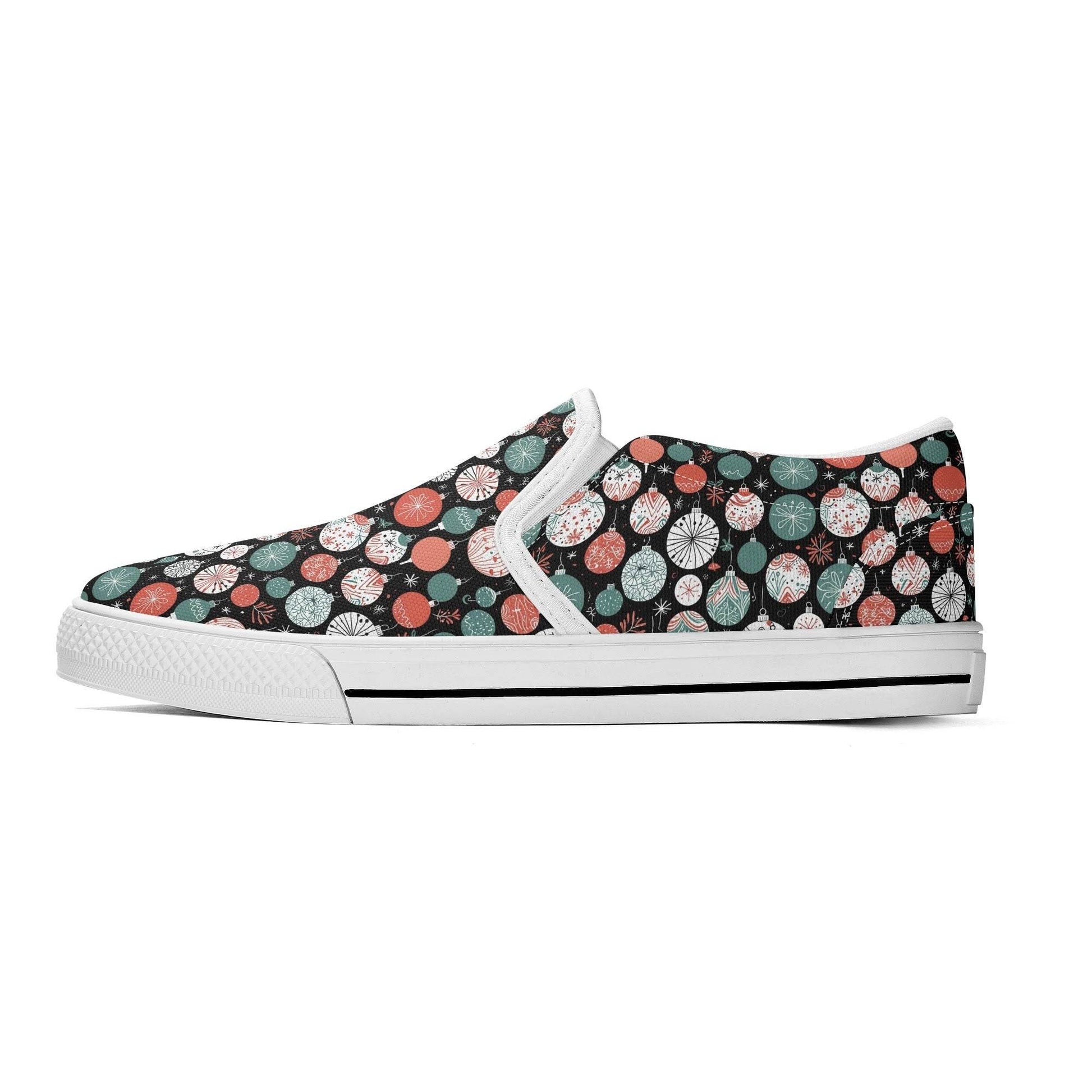 Women's Colorful Ornament Rubber Slip On Shoes - DeRose Seasonal