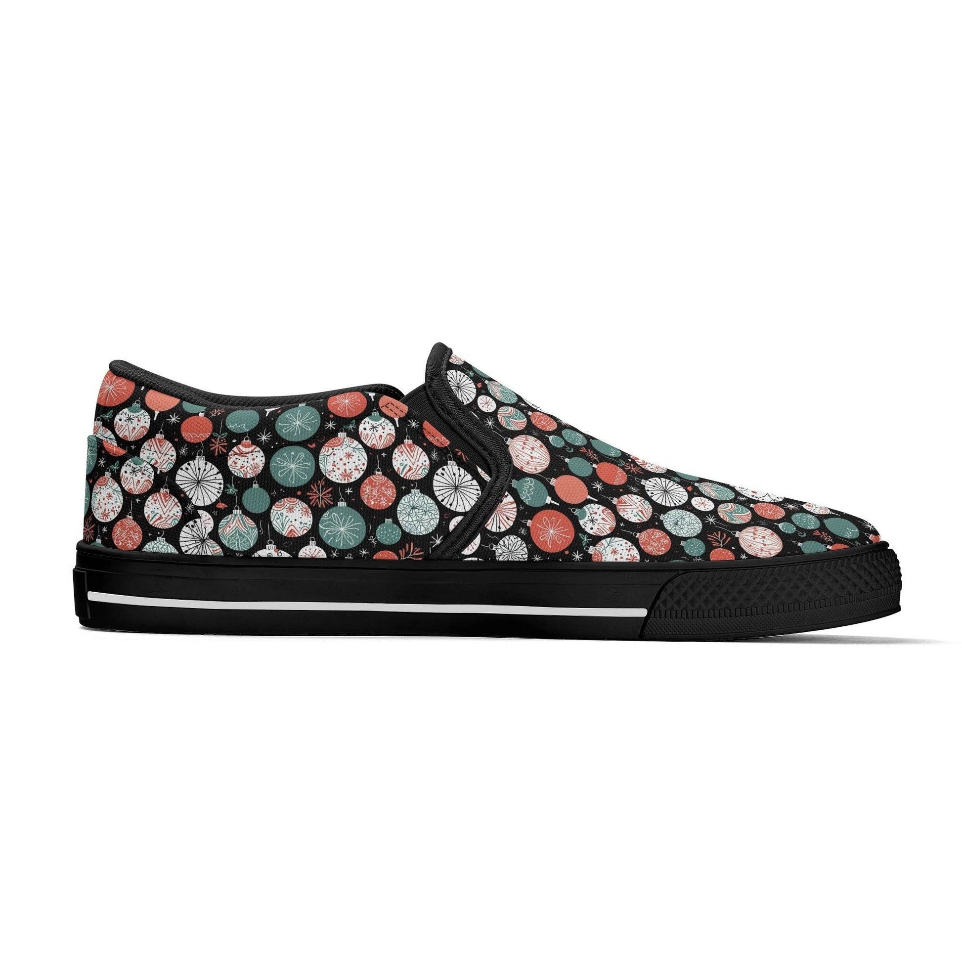 Women's Colorful Ornament Rubber Slip On Shoes - DeRose Seasonal