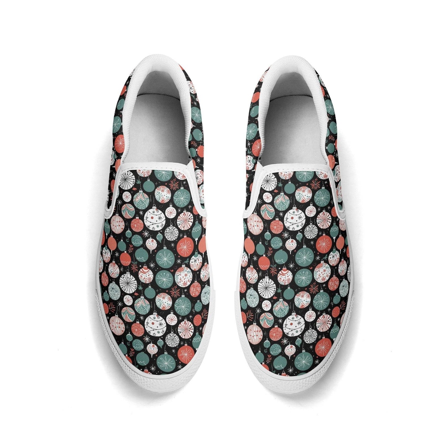 Women's Colorful Ornament Rubber Slip On Shoes - DeRose Seasonal