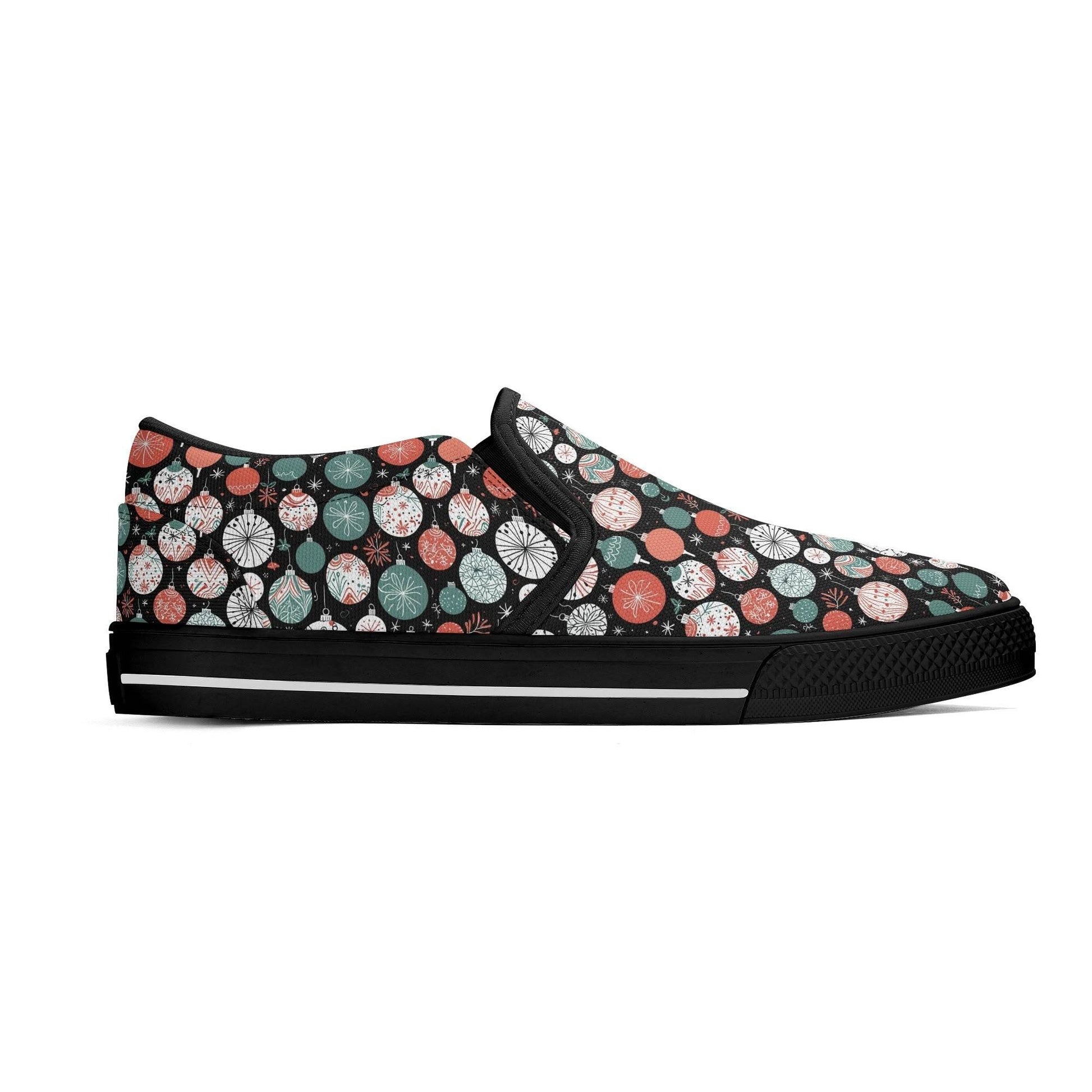 Women's Colorful Ornament Rubber Slip On Shoes - DeRose Seasonal
