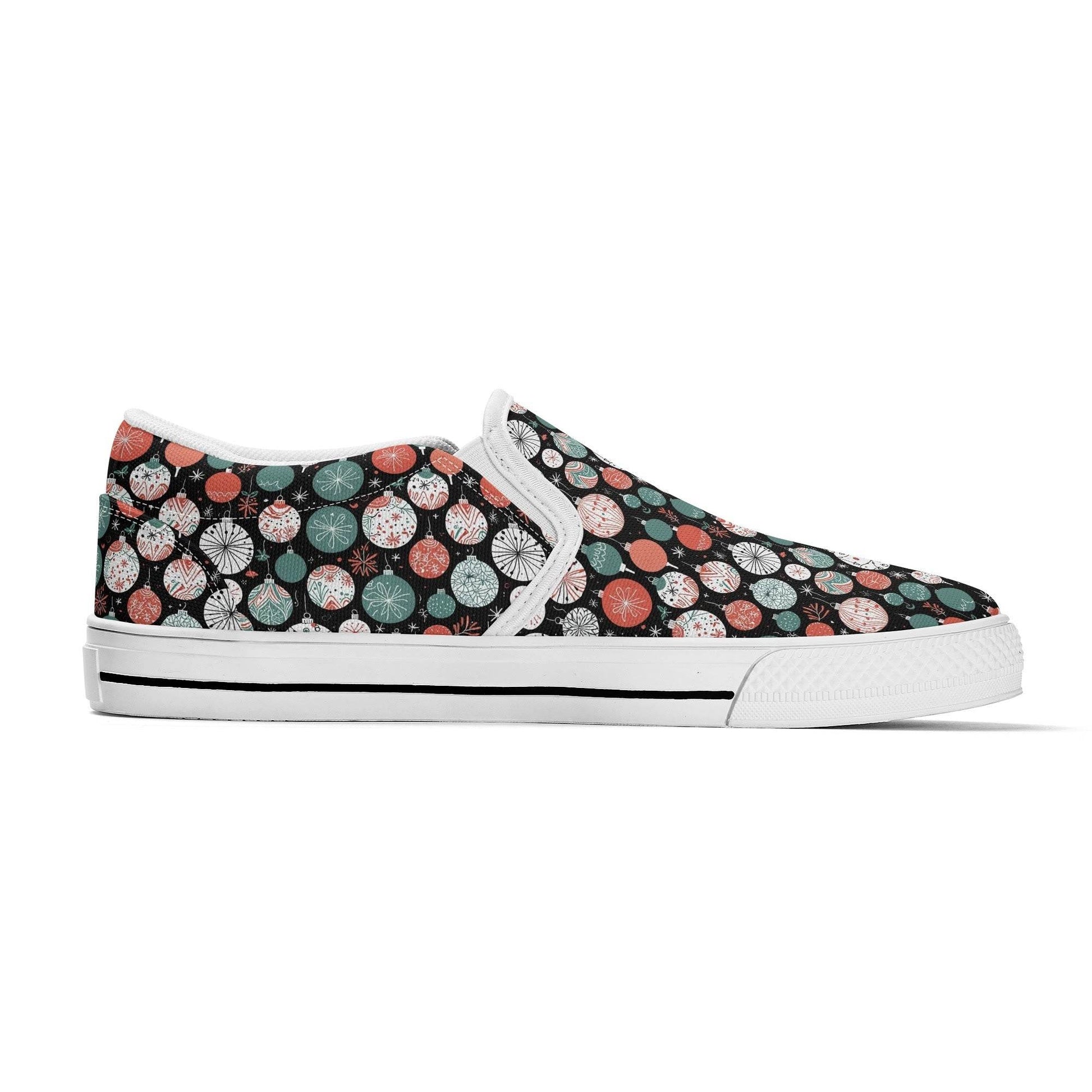Women's Colorful Ornament Rubber Slip On Shoes - DeRose Seasonal