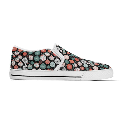 Women's Colorful Ornament Rubber Slip On Shoes - DeRose Seasonal