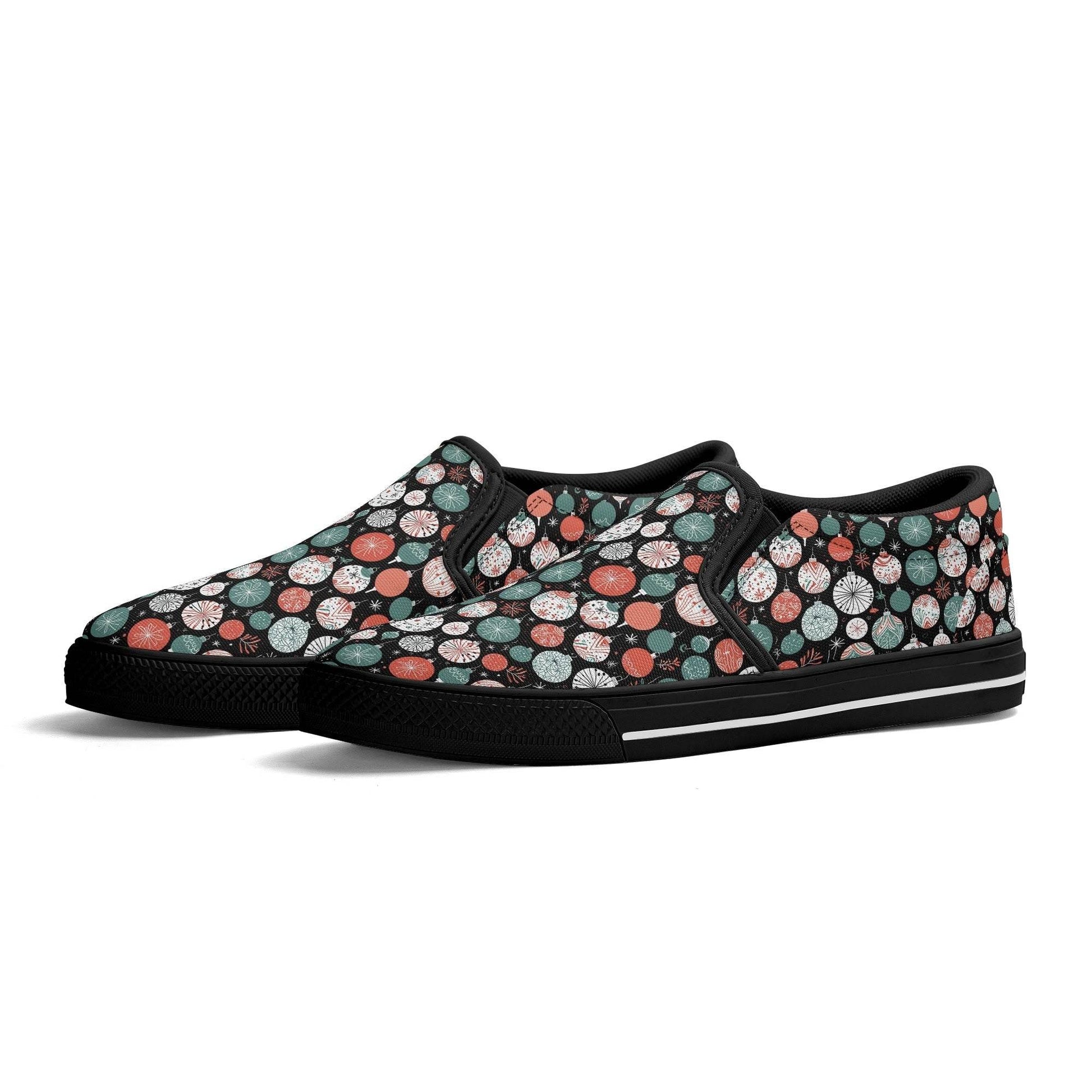 Women's Colorful Ornament Rubber Slip On Shoes - DeRose Seasonal
