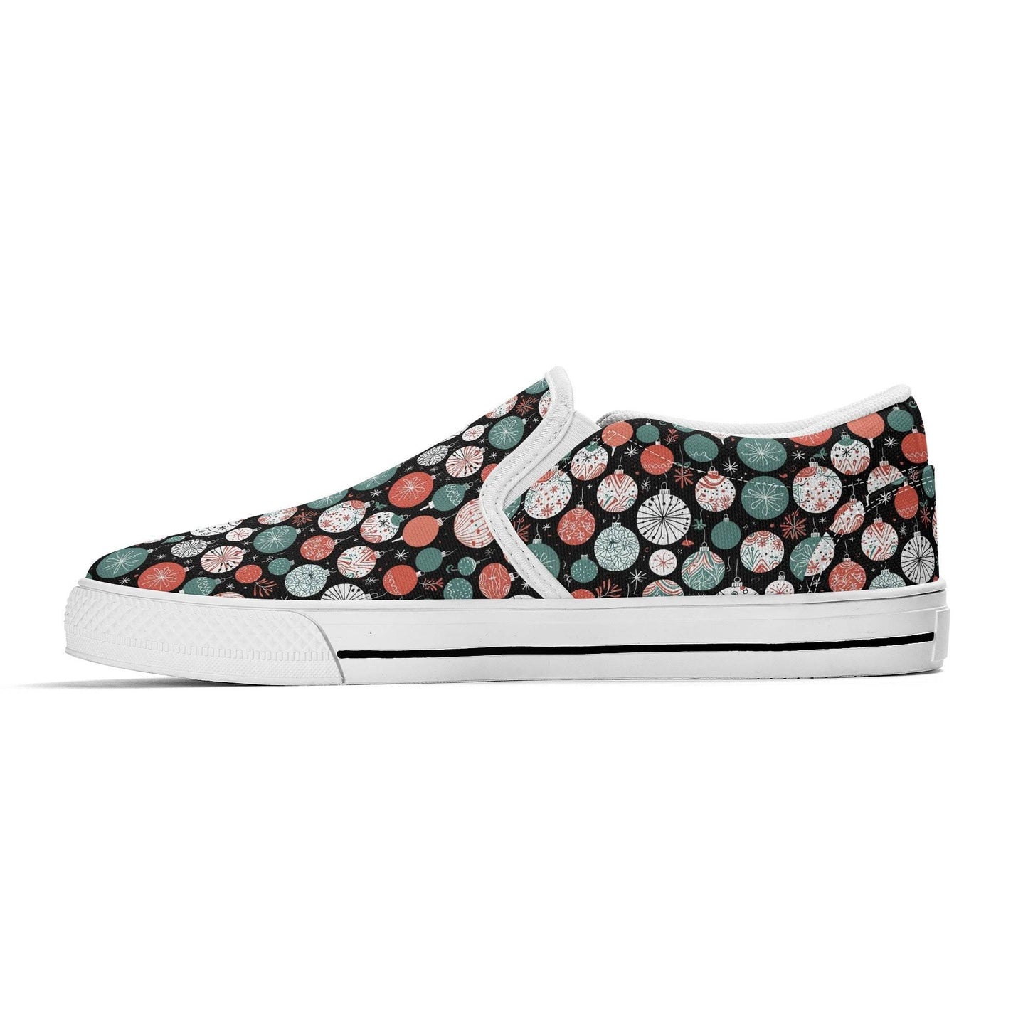 Women's Colorful Ornament Rubber Slip On Shoes - DeRose Seasonal