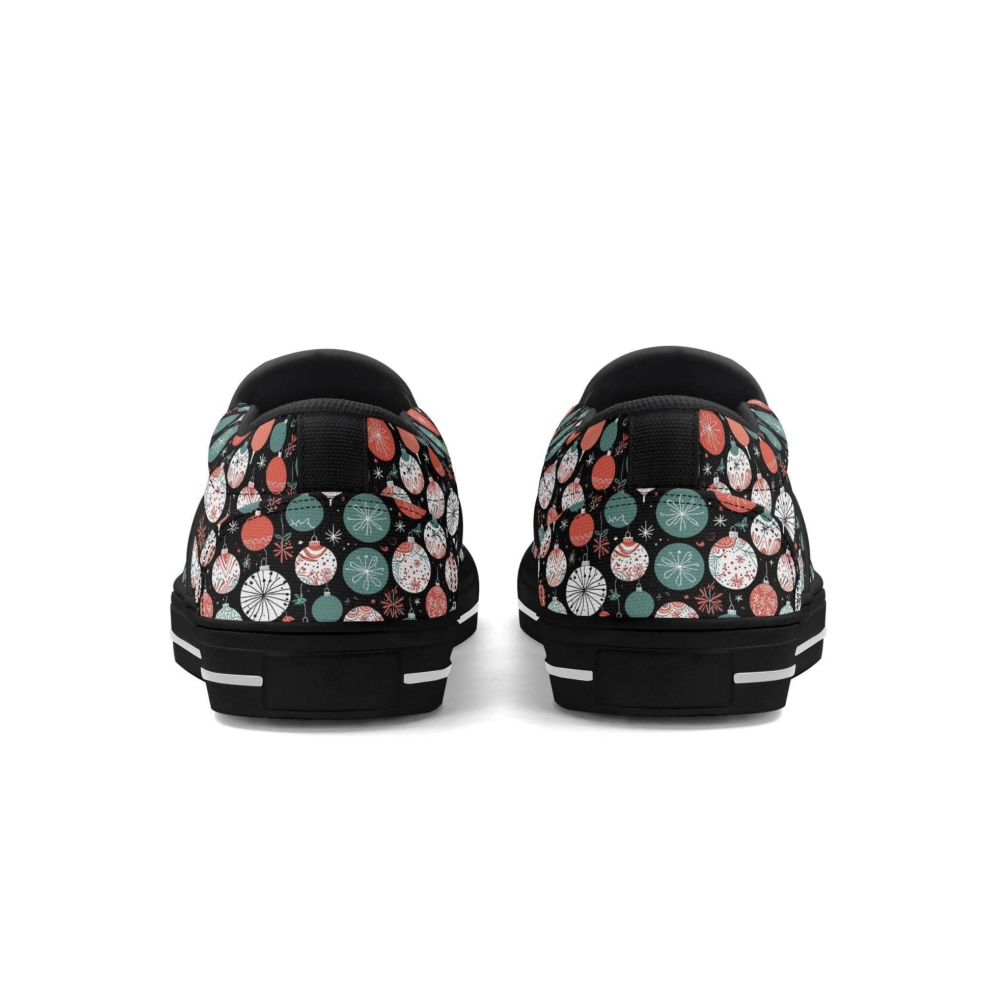 Women's Colorful Ornament Rubber Slip On Shoes - DeRose Seasonal